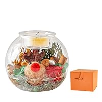 【特価セール】プリザーブドフラワーギフト キャンドルホルダー 枯れない花 誕生日 Amazon.co.jp: プリザーブドフラワー ギフト キャンドルホルダー 枯れ